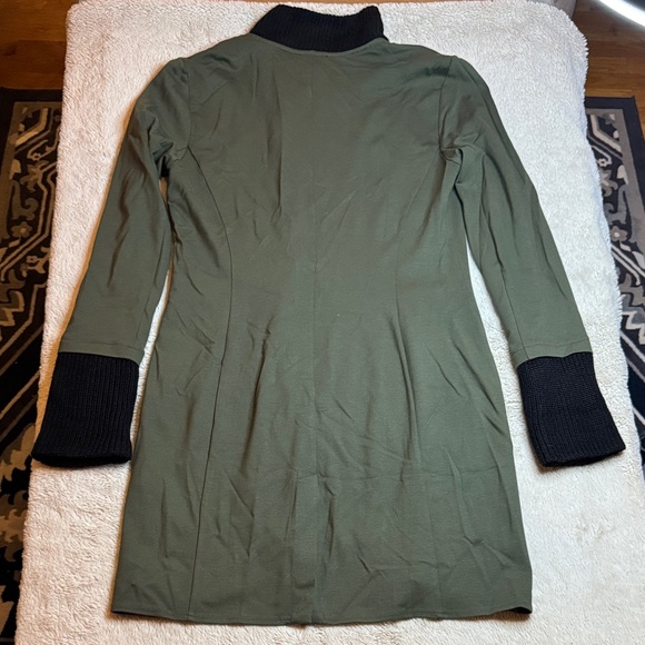 VENUS Olive Jacket with Black Trim Stretch sz 8 - Picture 11 of 13